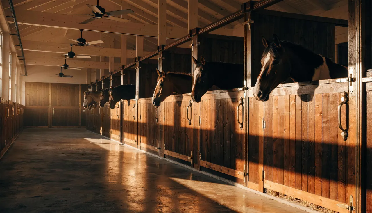 Equestrian estates in Wellington, FL (AI-generated illustration)